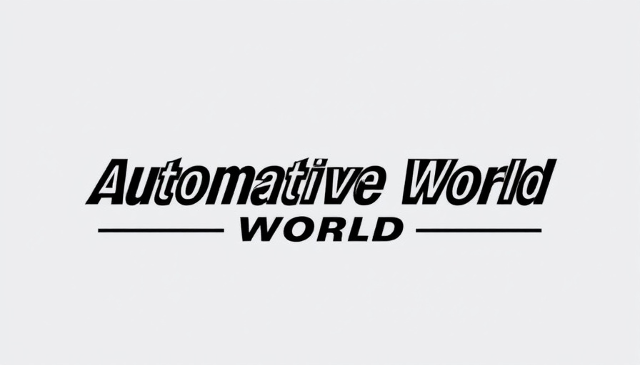 Bold Automotive World logo with established date for GM Economic Contribution article.