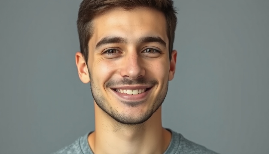 Young man facing the camera with a slight smile, tariffs on U.S. car market.