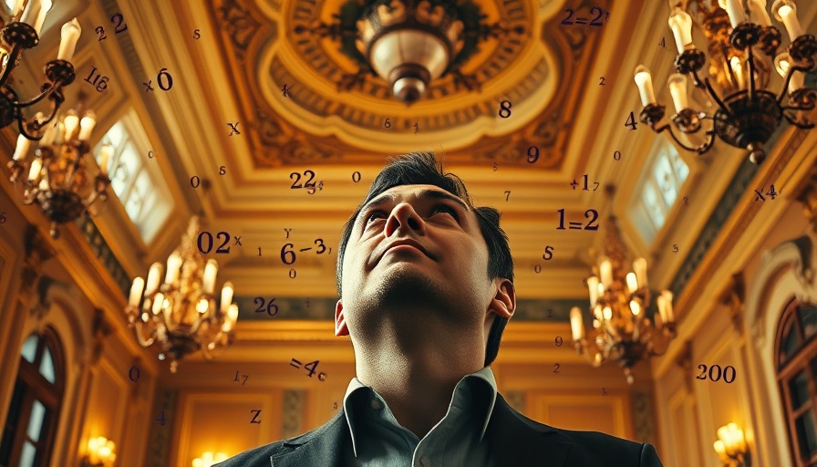 DoorDash Super Bowl Ad: Thoughtful man surrounded by equations.