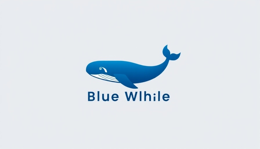 DeepSeek Australia blue whale logo design.