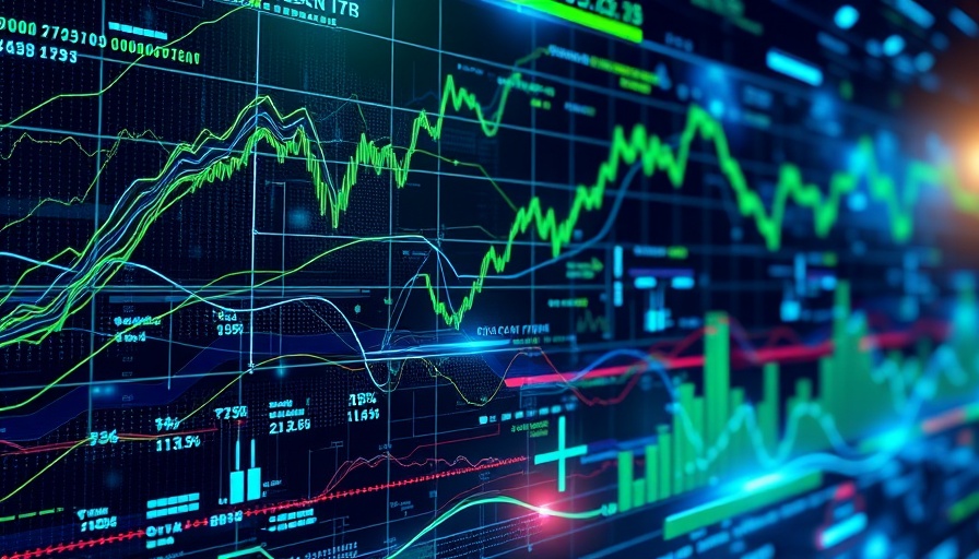 Futuristic digital data interface with glowing elements, Towards Data Science