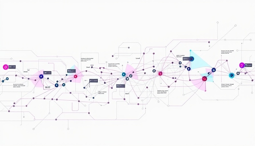 Abstract visual of Fuzzy Job Shop Scheduling with interconnected nodes.