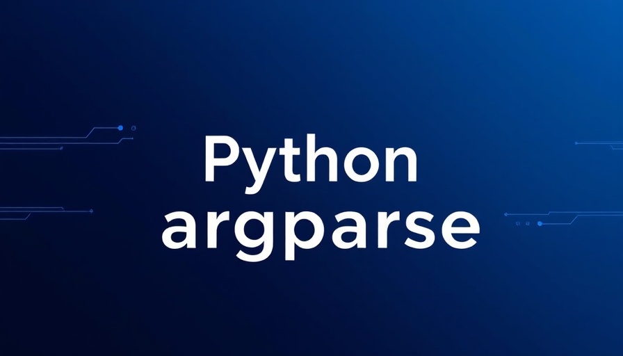 Python argparse blog banner with company branding