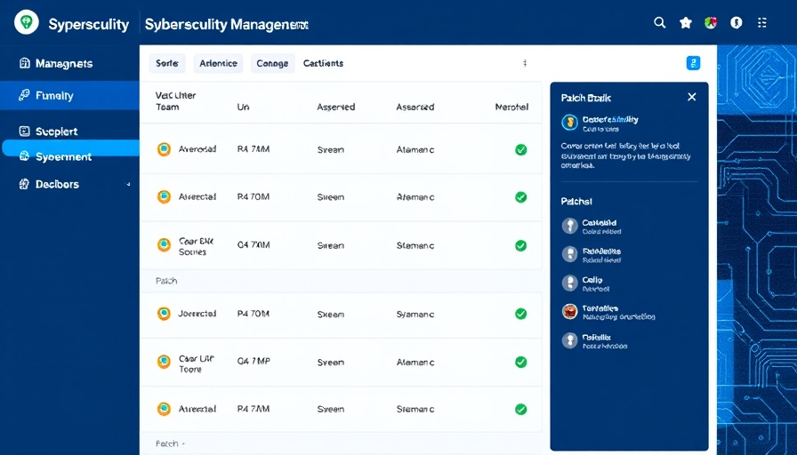 Cybersecurity management platform showing task list with risk analysis.