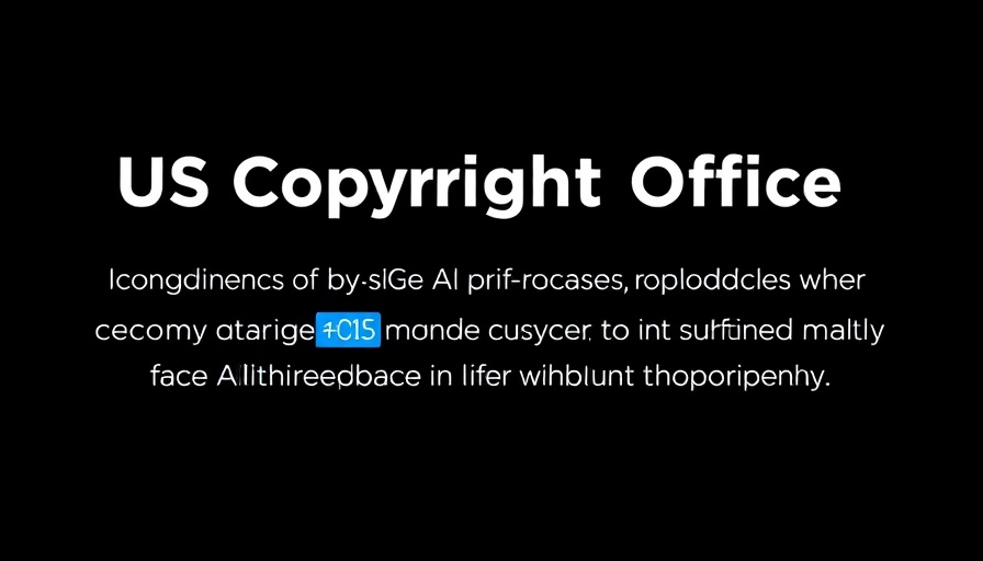 AI copyright guidance announcement by US Copyright Office