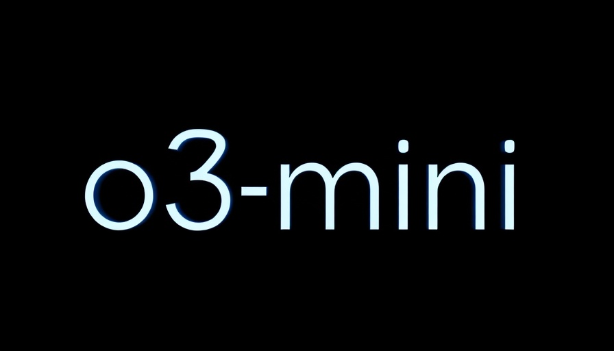 OpenAI o3-mini concept graphic with sleek modern design.