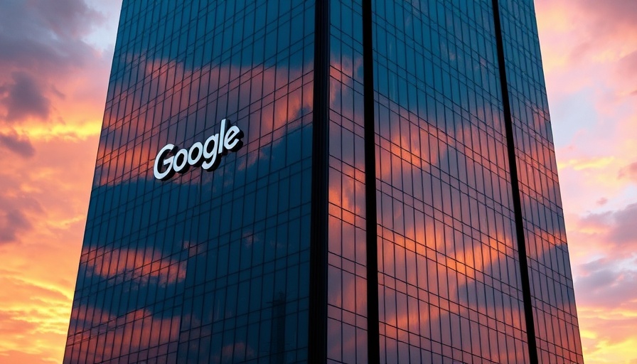 Google building at sunset reflecting responsible AI innovation.
