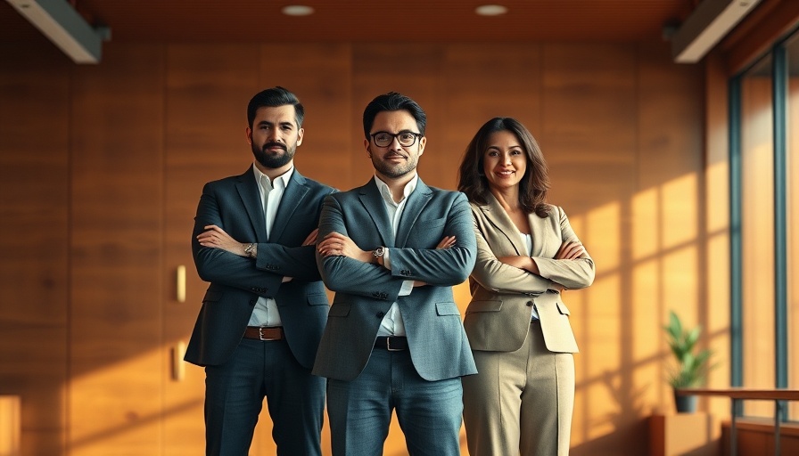 Agnes Fischer CEO with colleagues in a modern office setting