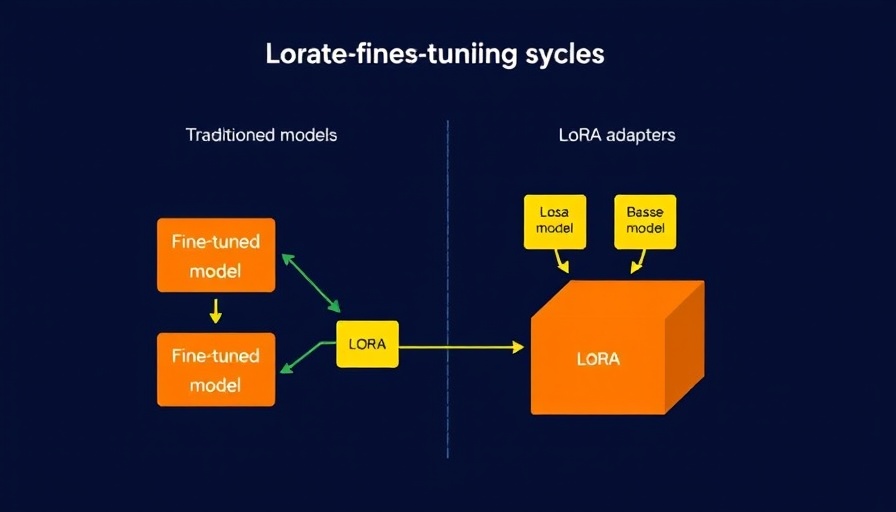 AWS Inferentia2 fine-tuning vs LoRA diagram, showing model adaptation.