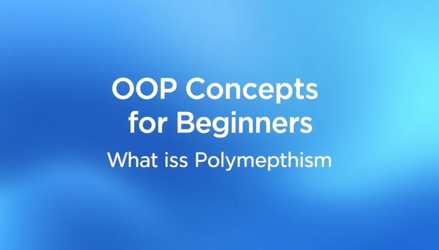 OOP concepts for beginners, Polymorphism explained in abstract design.