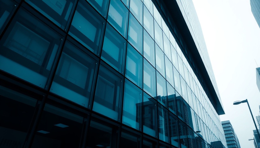 Modern building facade illustrating sustainable building retrofits.