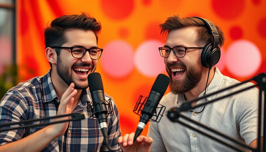 Podcast hosts in a split-screen during a discussion on IBM DeepSeek AI