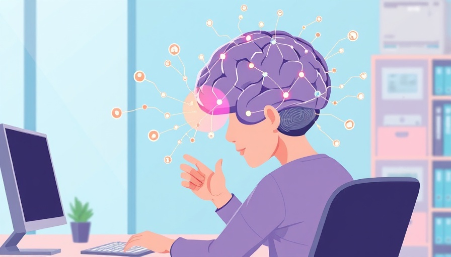 Illustration of AI concept for sustainable government services.