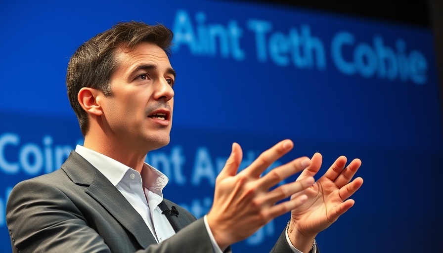 Speaker discusses AI Competition at conference