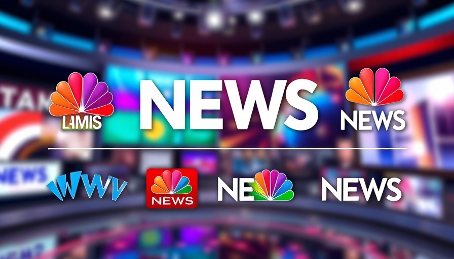 Cable news ratings with vibrant network logos.
