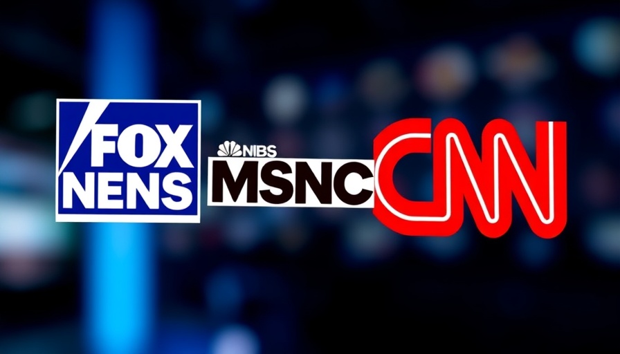 News Viewership weekend ratings logos display.