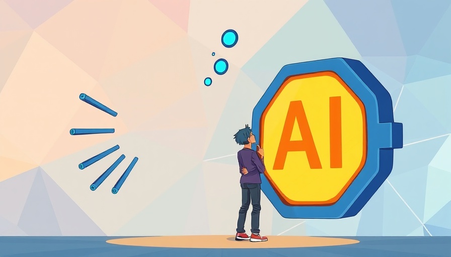 Stylized generative AI illustration with vibrant colors and abstract background.