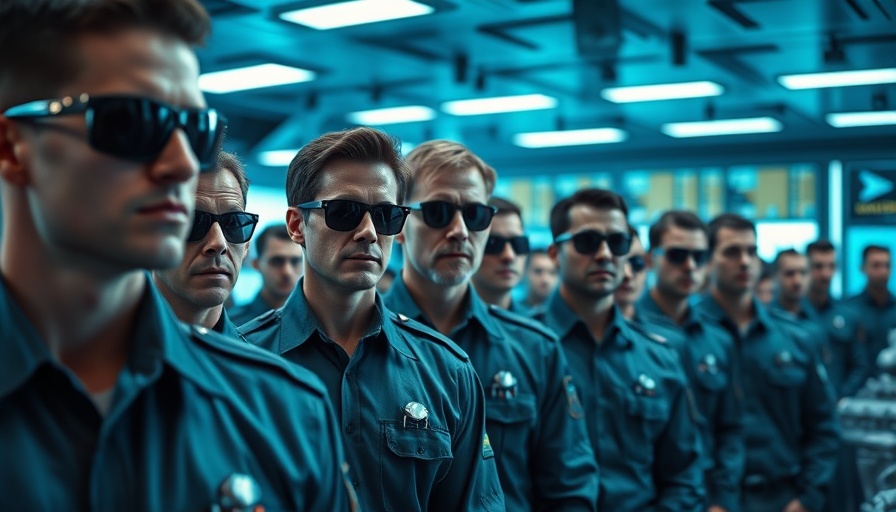 Glean Agents in a futuristic control room with blue lighting.