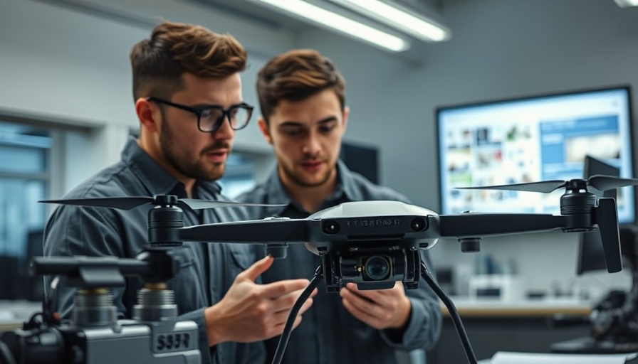 Young engineers working in a European defense tech start-up lab.