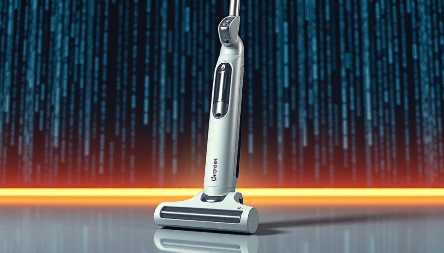 Dreame L10s Ultra vacuum with a futuristic digital backdrop.