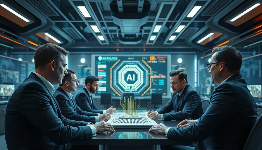 AI Revolution in Fintech meeting with corporate professionals.