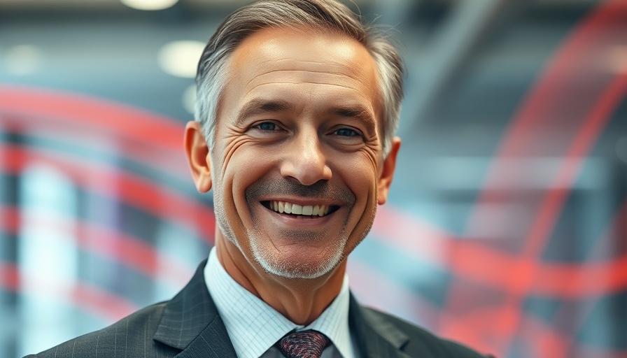 Smiling middle-aged man in professional attire representing FOX Sales Leadership in Florida