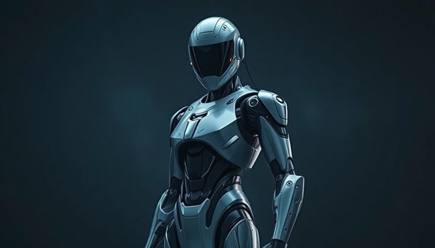 Futuristic humanoid robot showcasing GPTBots Audio LLM capabilities.
