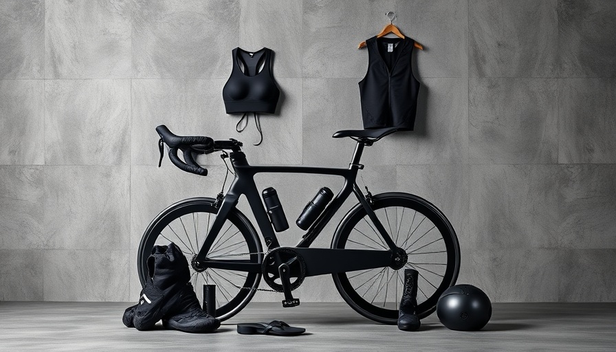 Essential spin class gear for performance including shorts, shoes, and bag.