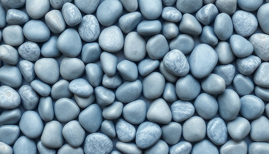 Artistic arrangement of smooth blue-gray pebbles, AI Integration in German Workforce