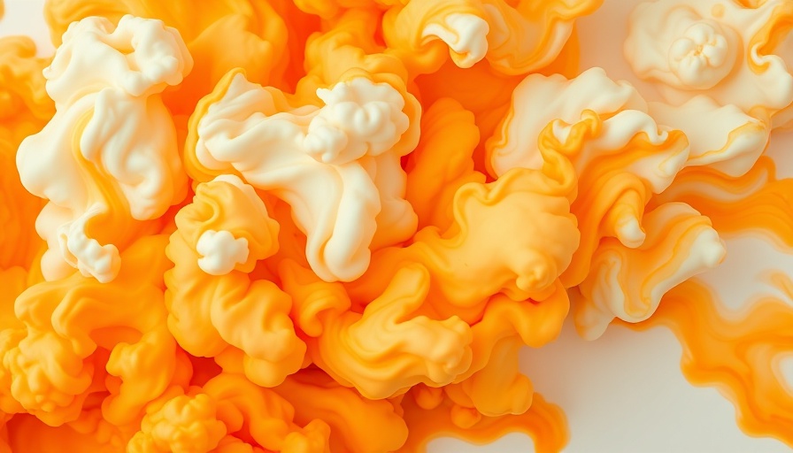 Abstract orange and white swirling clouds representing integrating TensorFlow and NumPy.