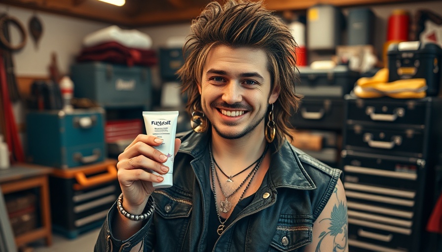 Rockstar holding moisturizer for SNL50 brand partnerships