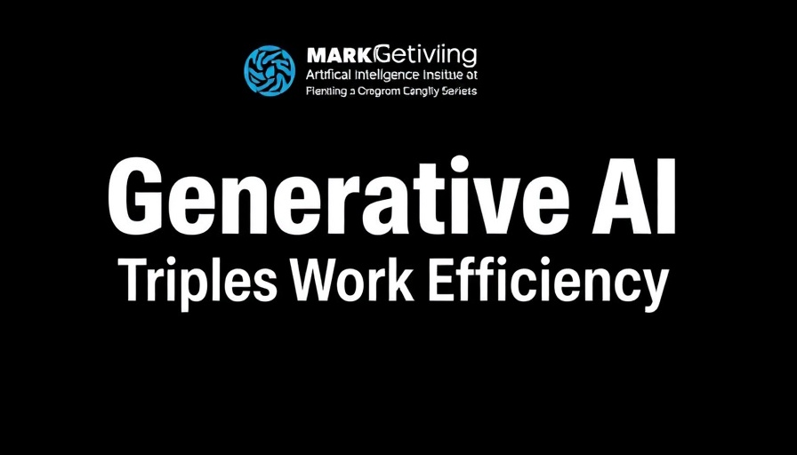 Generative AI Triples Work Efficiency study announcement.