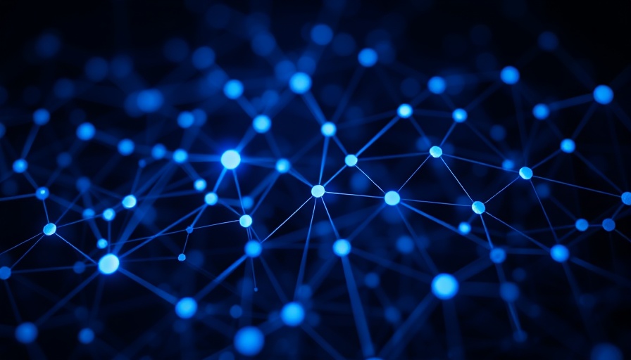 Futuristic neural network representing AI co-scientist technology.