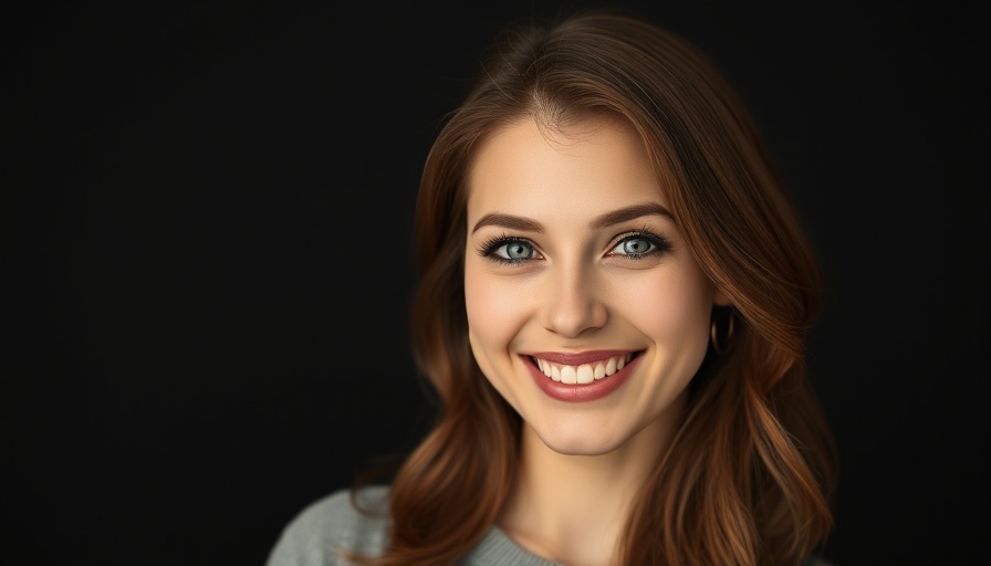Portrait of a smiling woman with brown hair on a dark background, ADWEEK Marketing Vanguard Platform Expansion.