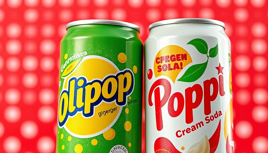 Olipop Influencer Marketing Strategy featuring Olipop and Poppi cans.