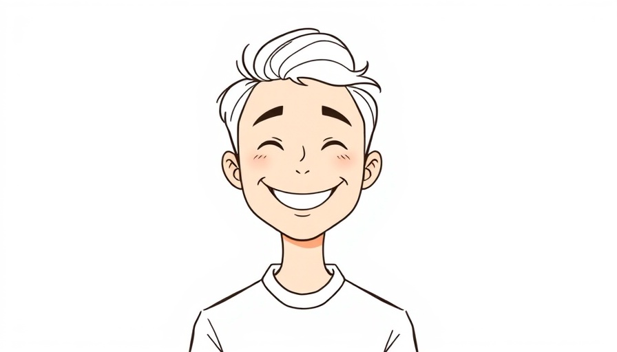 Illustration of a person featured in Microsoft Research podcast about quantum computing advancements.