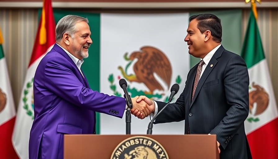Meeting signifying Netflix investment in Mexico with handshake.