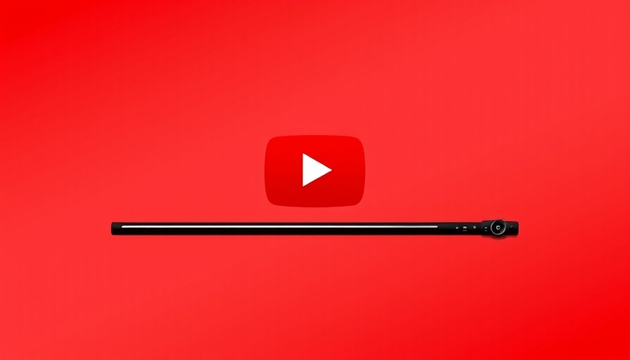 YouTube Premium Lite impact graphic with logo on red gradient.
