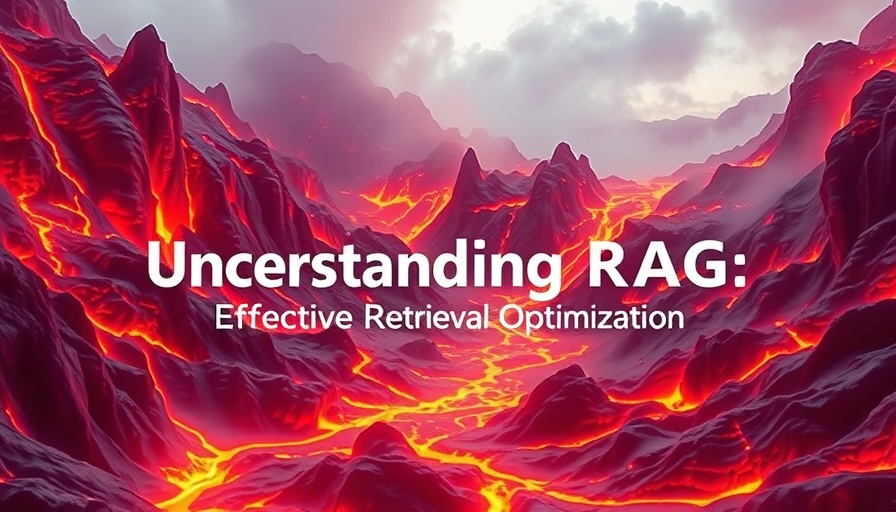 Effective Retrieval Optimization in RAG digital landscape art.