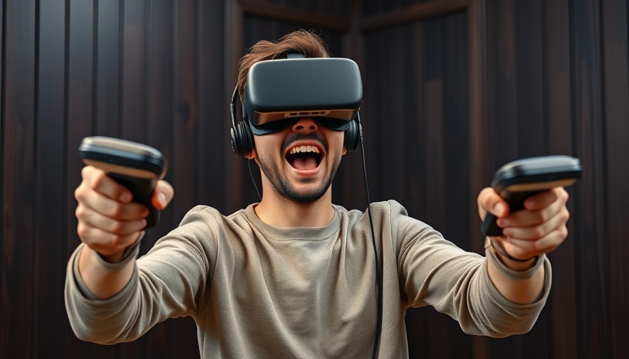 Person fully immersed in VR, showcasing the best Meta Quest games 2025.