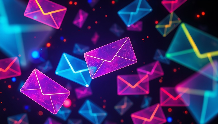 Colorful digital envelopes illustrating Email Marketing Resurgence 2025.