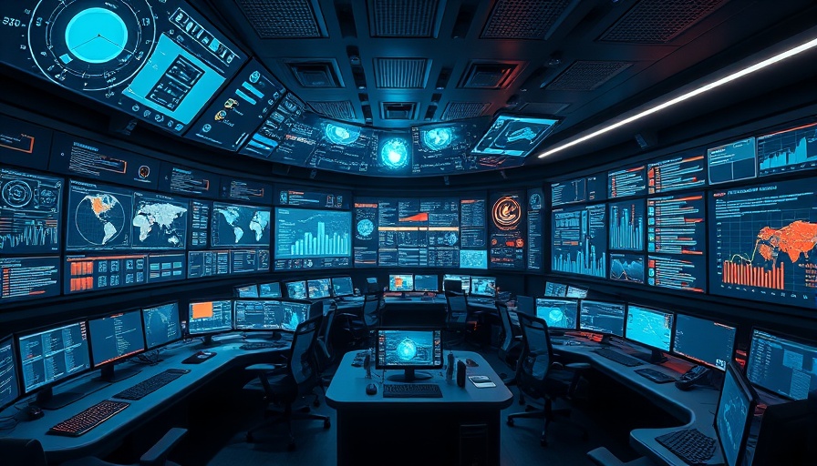 Futuristic control room analyzing data for AI agent autonomy assessment