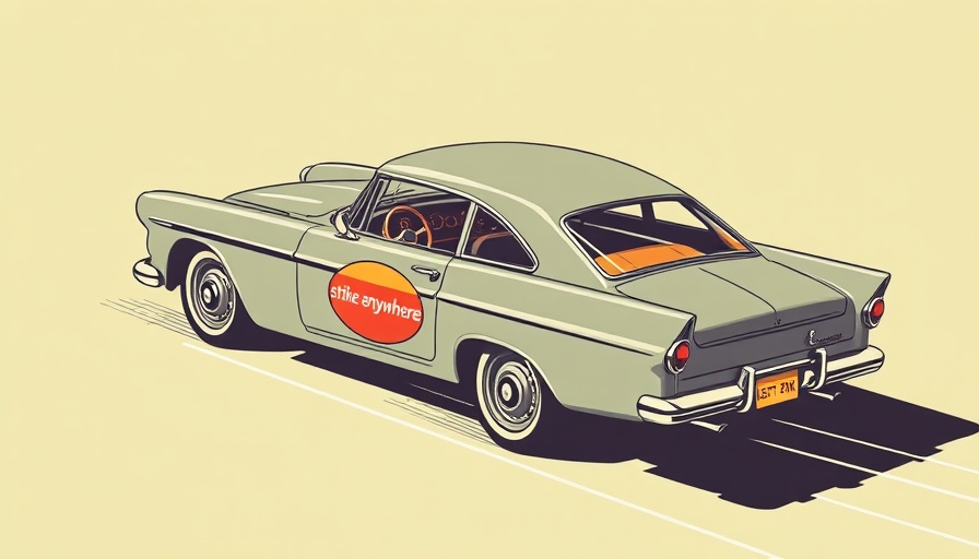 Retro matchbox car design illustrating speed, related to fire training.