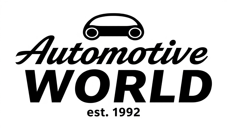Automotive World est. 1992 logo, modern design.