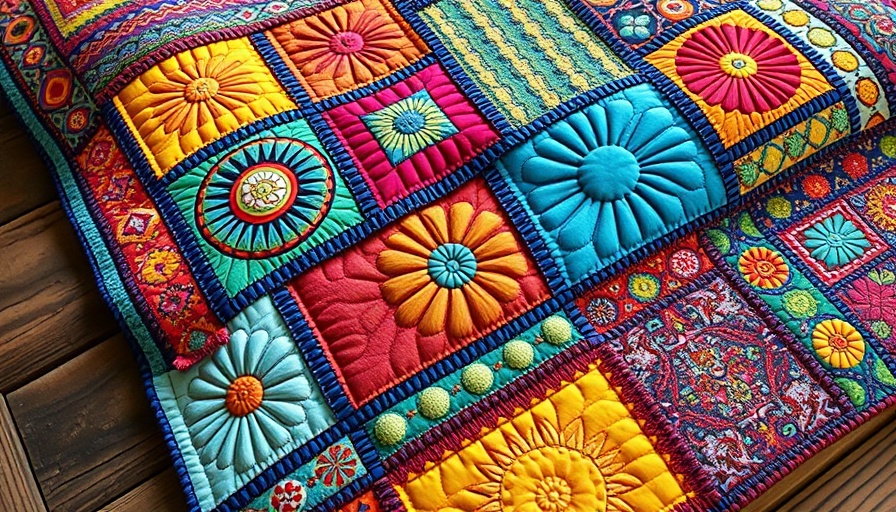 Colorful patchwork quilt showcasing advanced RAG techniques.