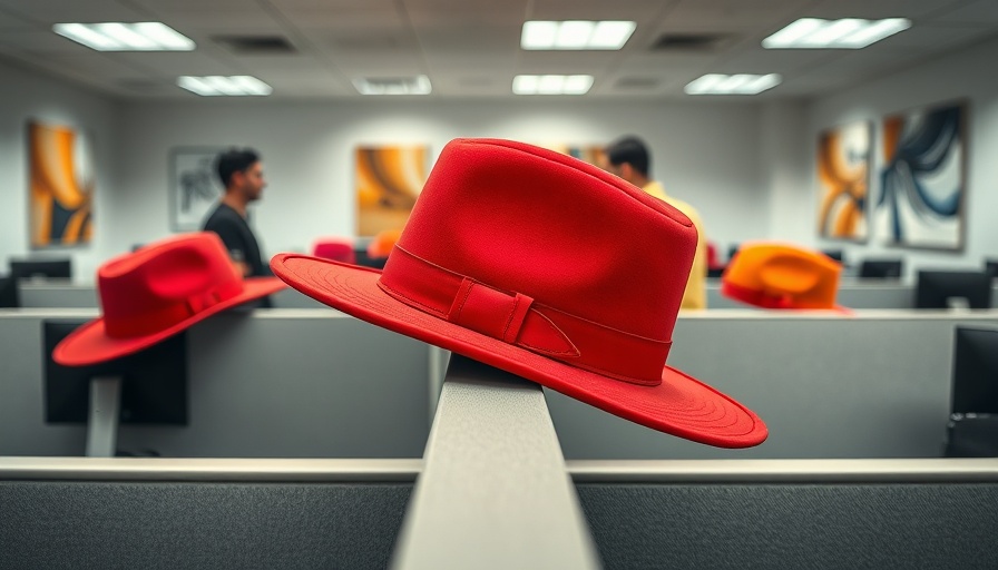 Red hat in a modern office, related to OpenShift enhancements.