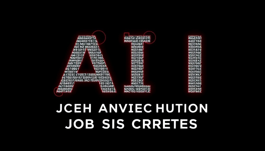 Future of work banner about AI-created jobs, minimalist black design.