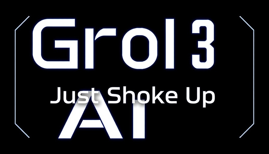 Grok 3 AI Launch futuristic graphic with sleek design.