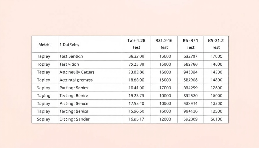 Differential privacy metrics table in medical AI, structured data presentation.