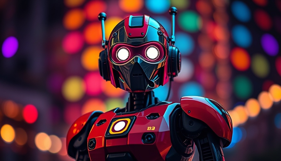 Colorful robot representing accelerating enterprise AI innovation.